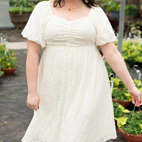 Ivory Lace Dress - Picture 4 of 4